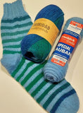 Farver og striber sokker